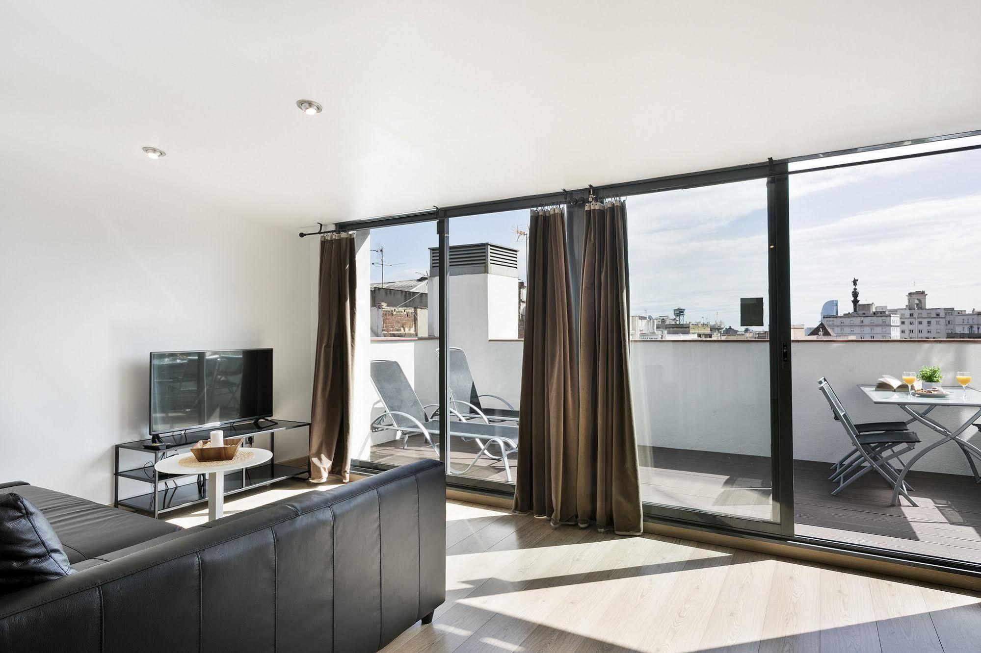 Aspasios Las Ramblas Apartments Barcelona Luaran gambar