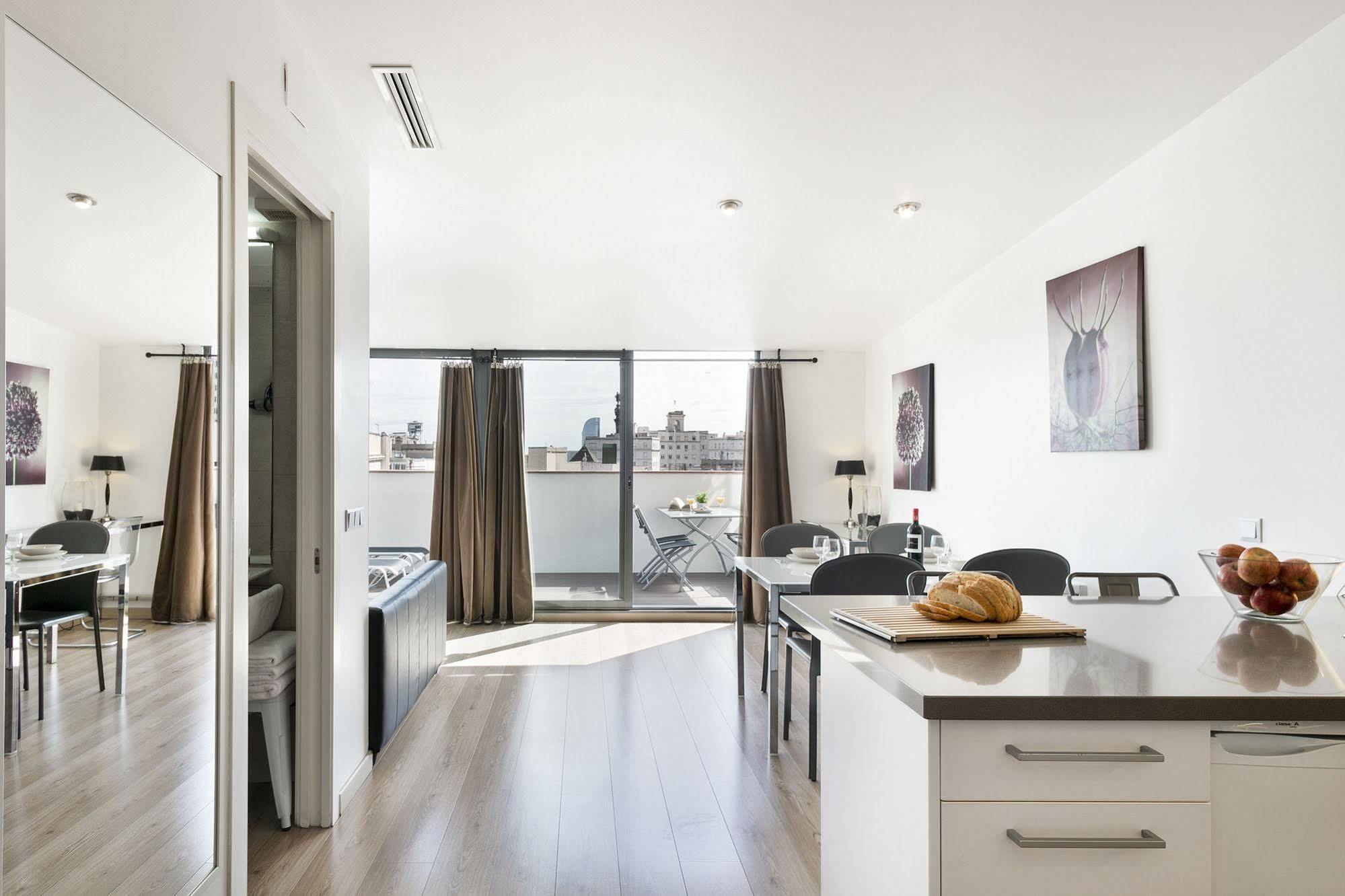Aspasios Las Ramblas Apartments Barcelona Luaran gambar