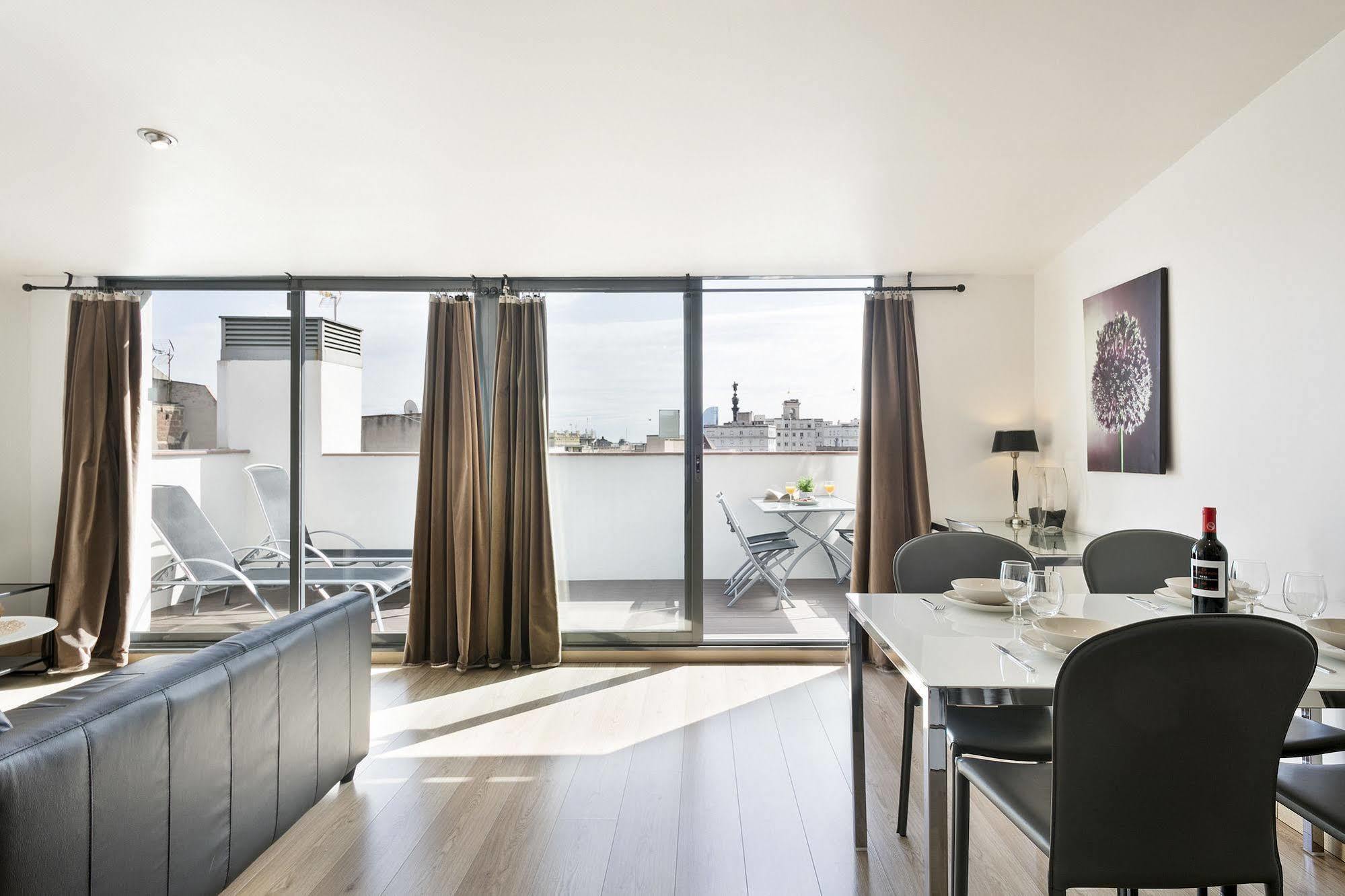 Aspasios Las Ramblas Apartments Barcelona Luaran gambar